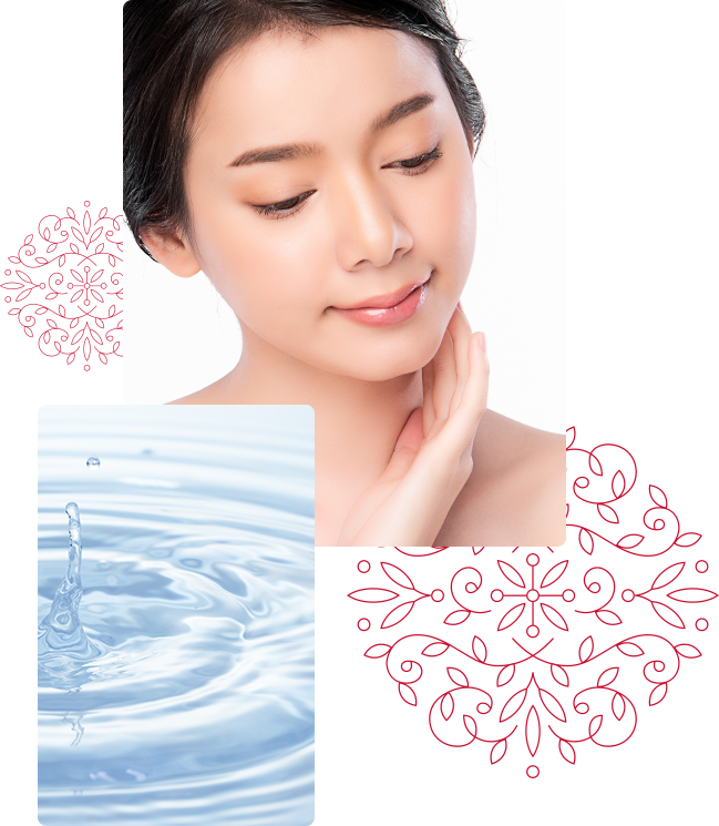 女性の顔の画像